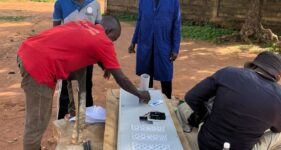 First time Wi-Fi Streetlight in Benin